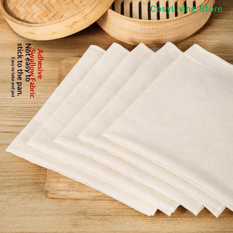 3Pcs Pure Round Cotton Steamer - Kitchen Baking Drawer review and price