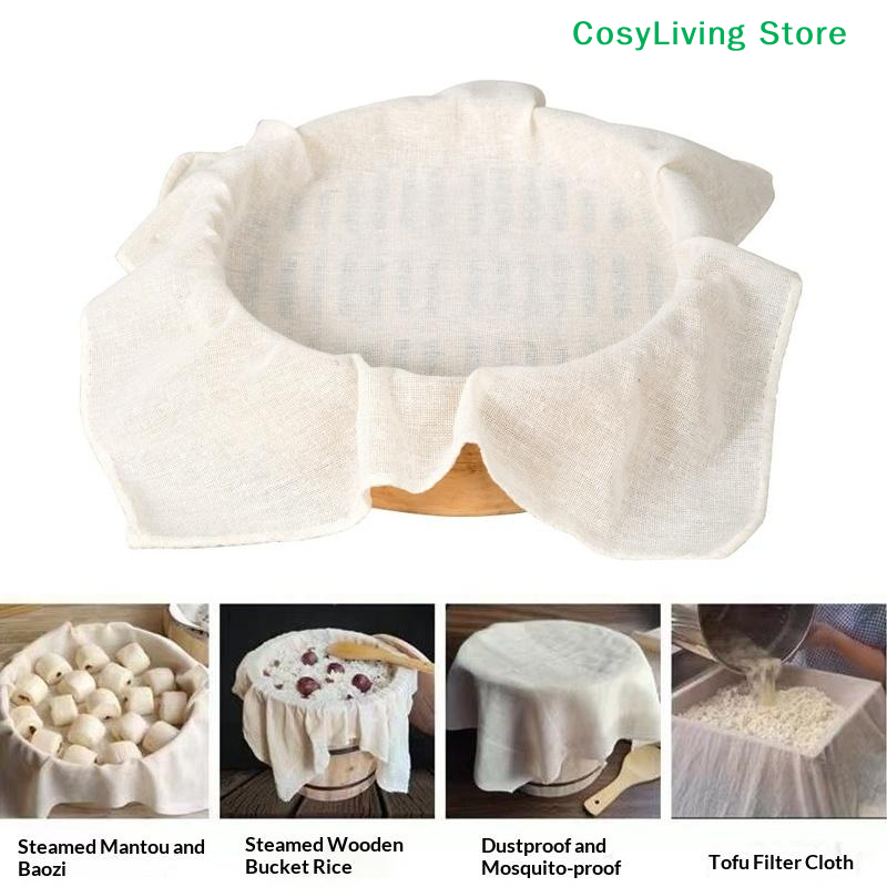 3Pcs Pure Round Cotton Steamer - Kitchen Baking Drawer review and price