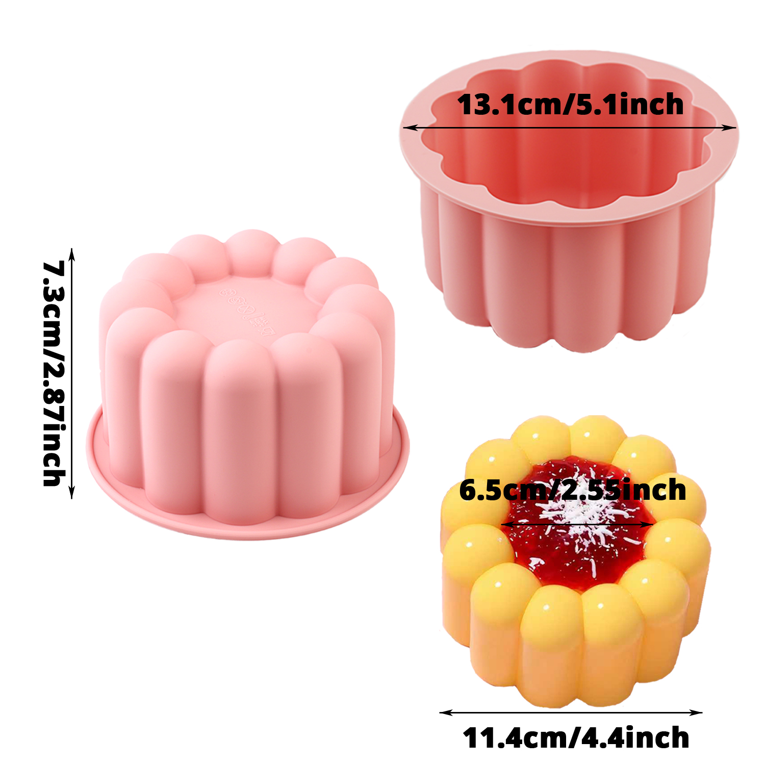 3-Piece Cylindrical Silicone C - Kitchen Baking Must Haves review and price