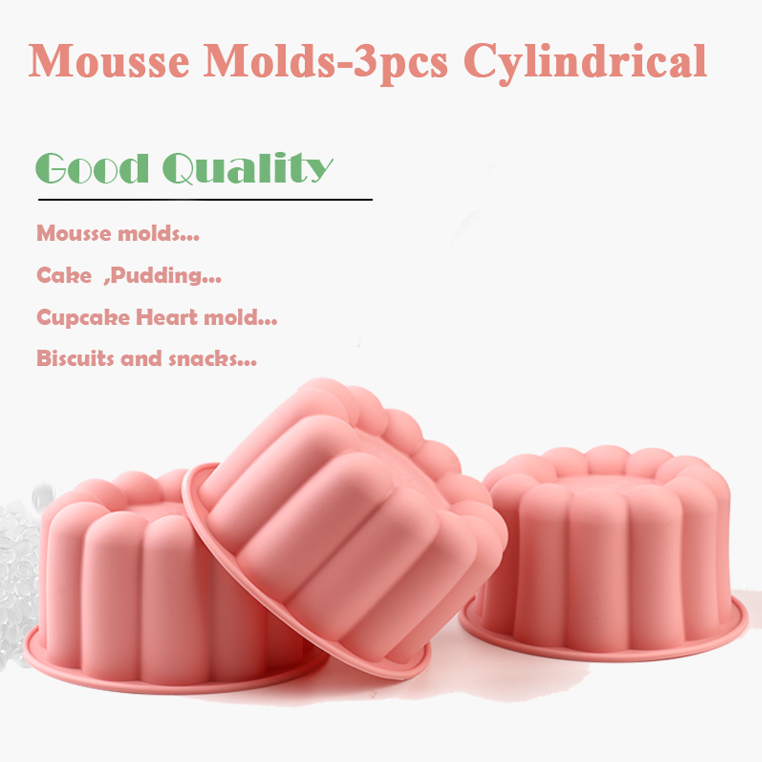 3-Piece Cylindrical Silicone C - Kitchen Baking Must Haves review and price