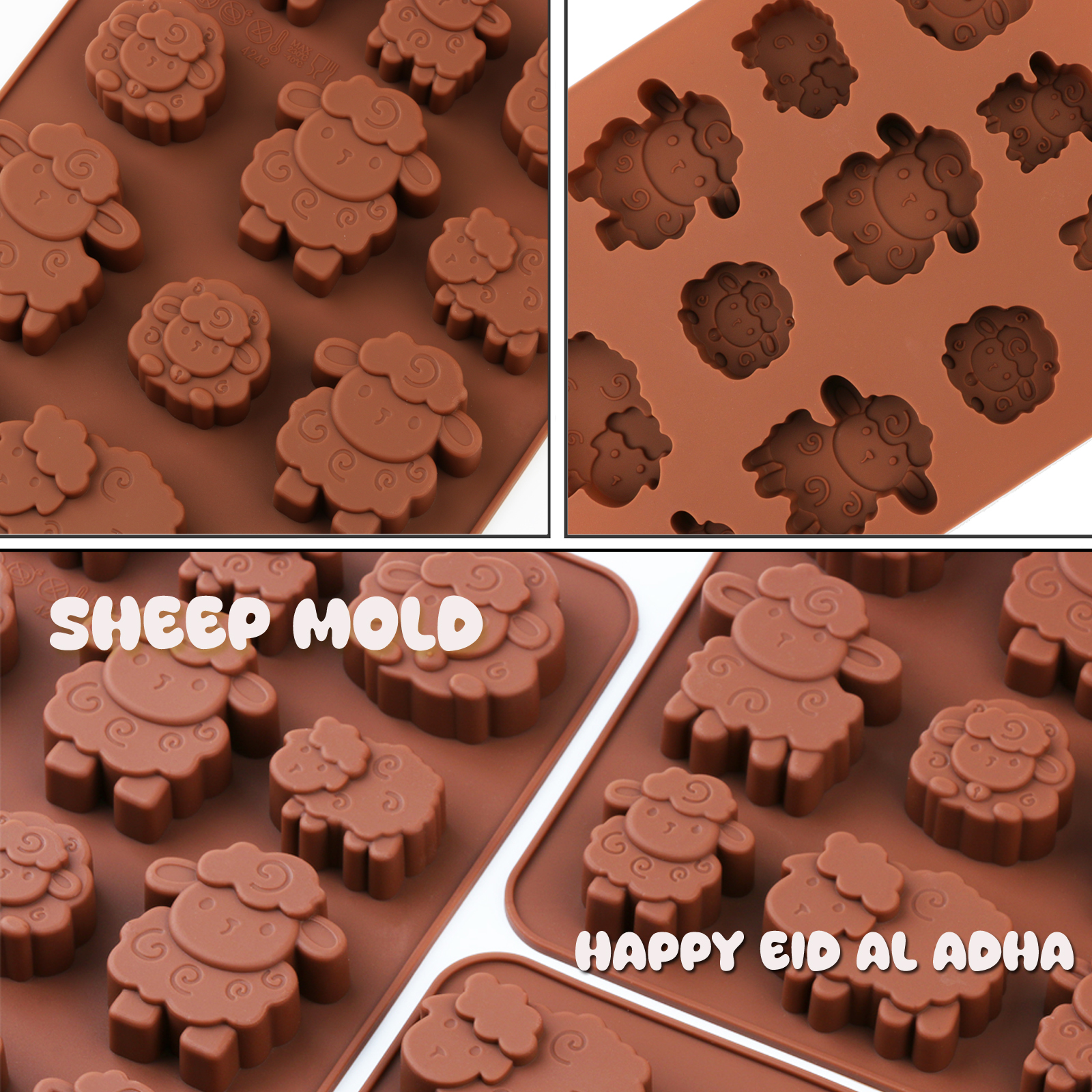 1pack silicone Eid lamb candy  - Silicone Cake Mold review and price