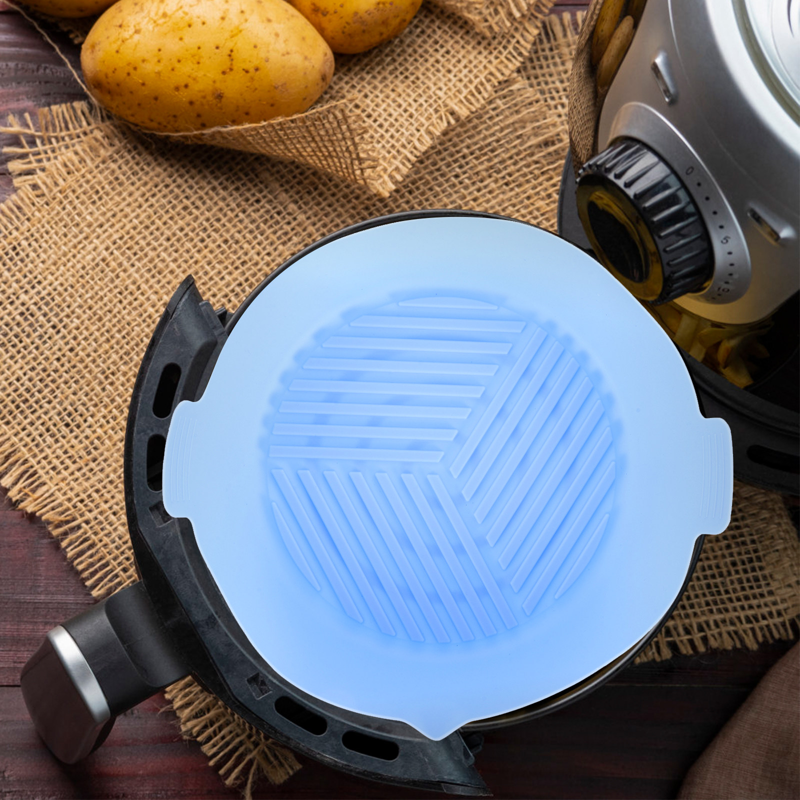 2Pcs Air Fryer Silicone Baking - Kitchen Baking Tray review and price