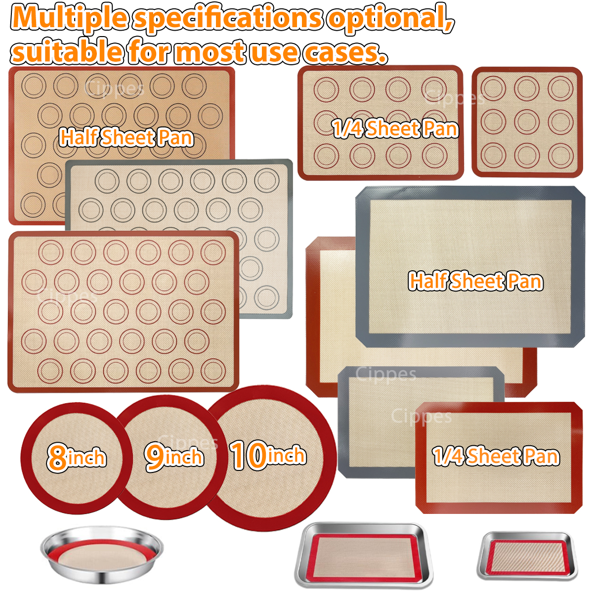 1/2PCS Silicone Baking Mats fo - Super Kitchen Baking Mat review and price