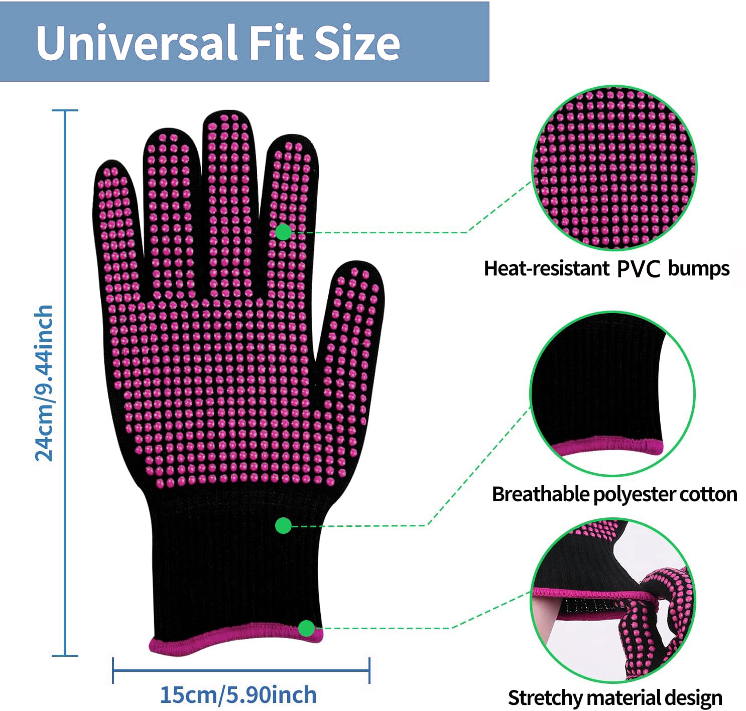 1 Pair Barbecue Anti-scald Glo - Kitchen Baking Gloves review and price