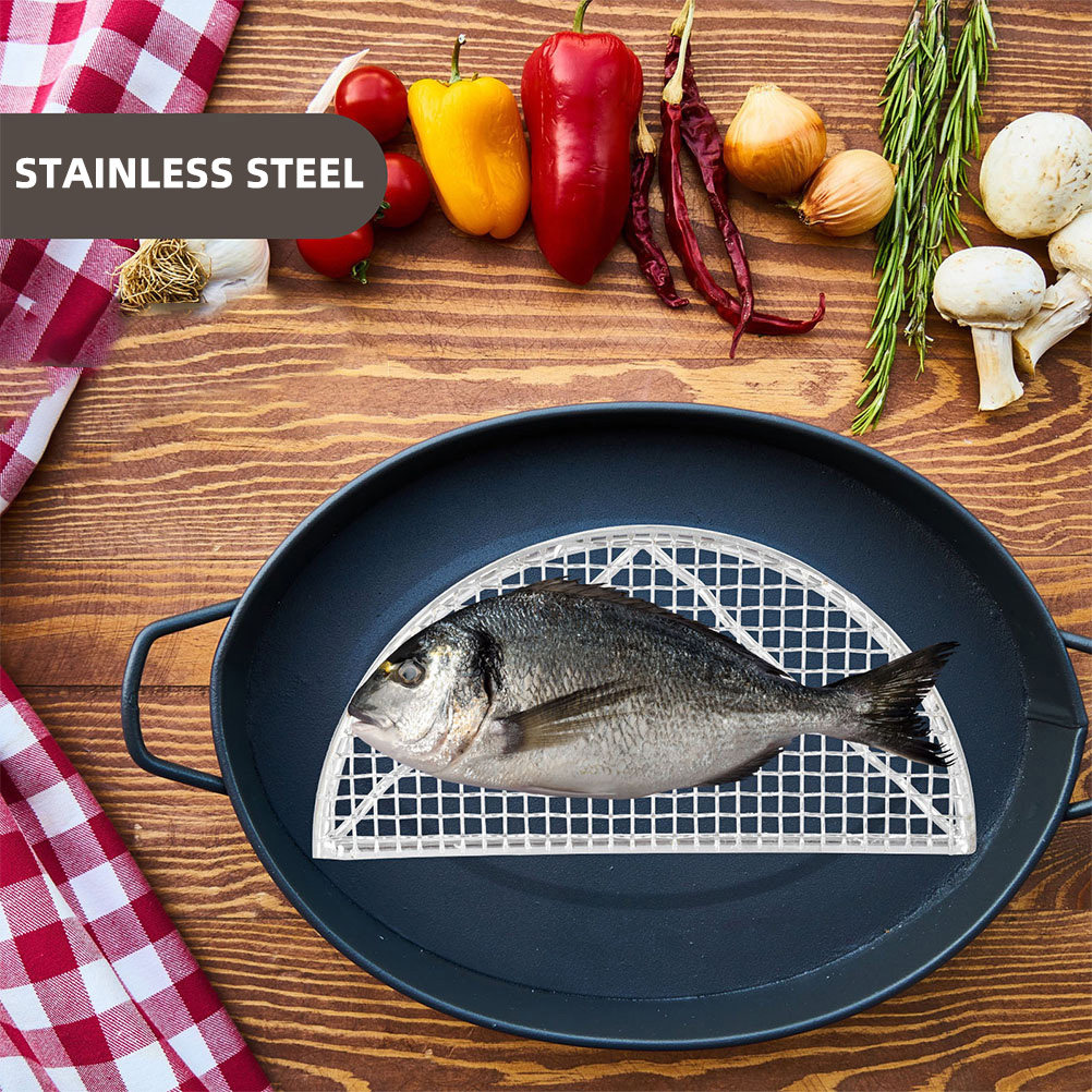 1Pcs Stainless Steel Semicircu - Kitchen Baking Rack review and price