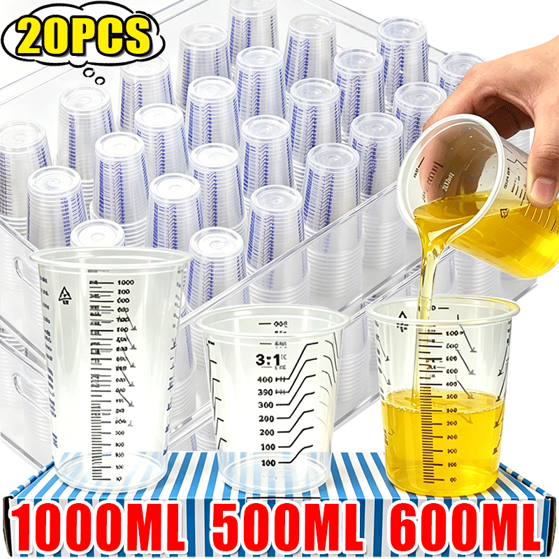 500/600/1000ml Clear Plastic D - Kitchen Baking Essentials review and price