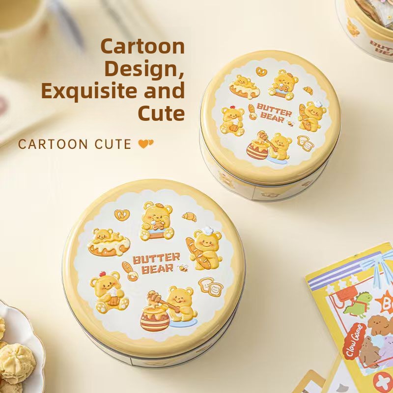 Home Use Cute Cartoon Biscuit  - Kitchen Baking Canisters review and price