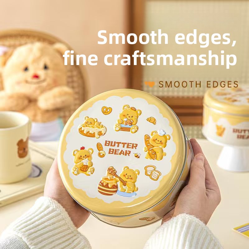 Home Use Cute Cartoon Biscuit  - Kitchen Baking Canisters review and price