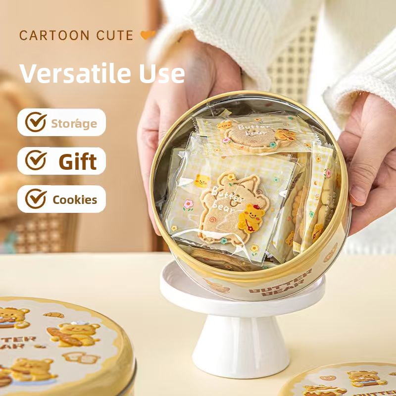 Home Use Cute Cartoon Biscuit  - Kitchen Baking Canisters review and price