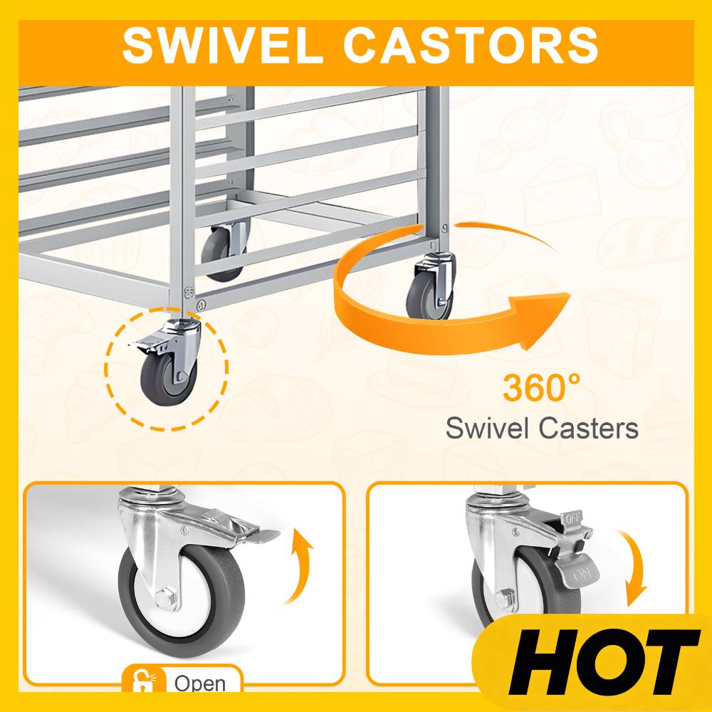 18 Tier Aluminum Commercial Ki - Kitchen Baking Rack review and price