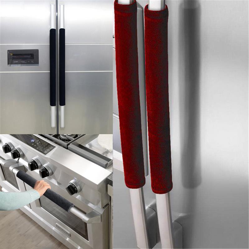 2Pcs Refrigerator Door Handle  - Kitchen Baking Gloves review and price