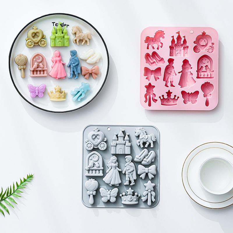 C 1pc new 12Cavity Prince,Prin - Silicone Cake Mold review and price