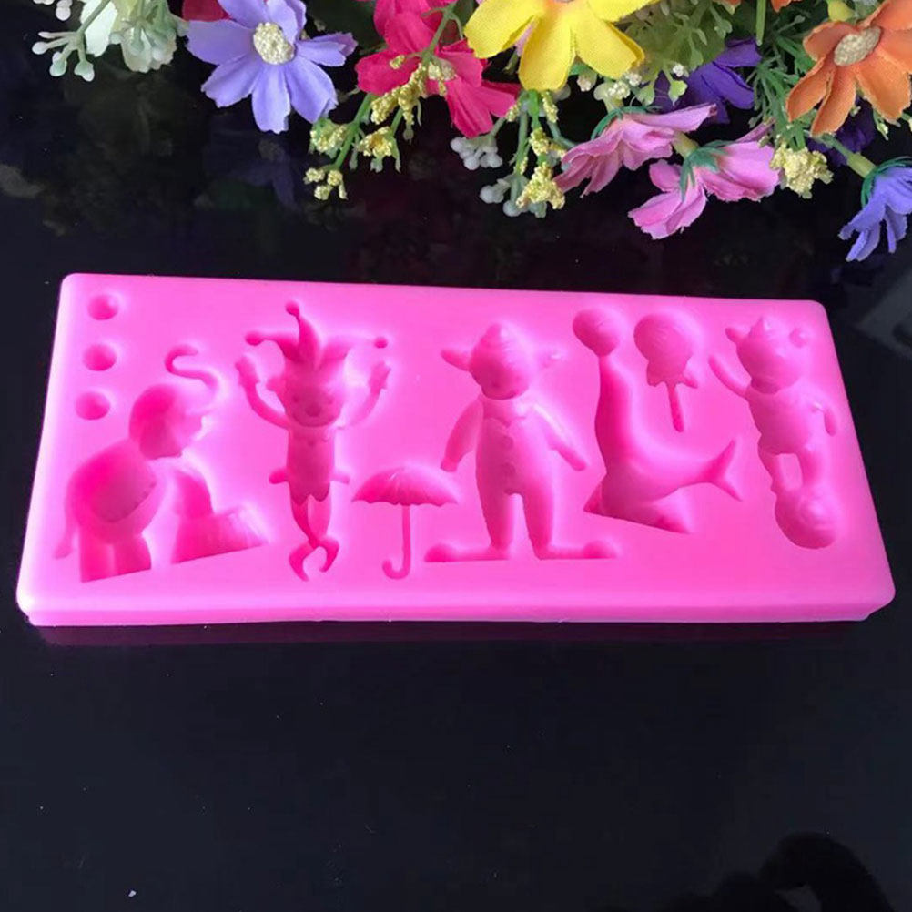 2Pcs Circus Fondant Mold Silic - Silicone Cake Mold review and price