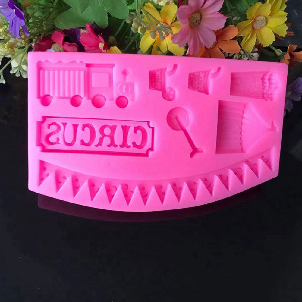 2Pcs Circus Fondant Mold Silic - Silicone Cake Mold review and price