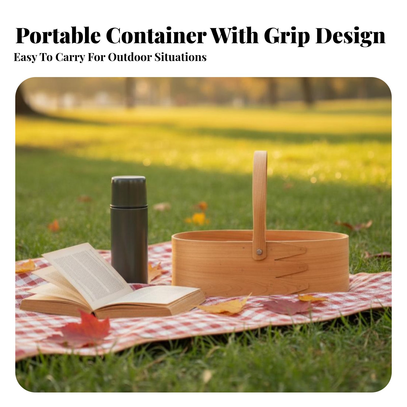 Handled Wood Chip Container Ja - Kitchen Design For Baking review and price