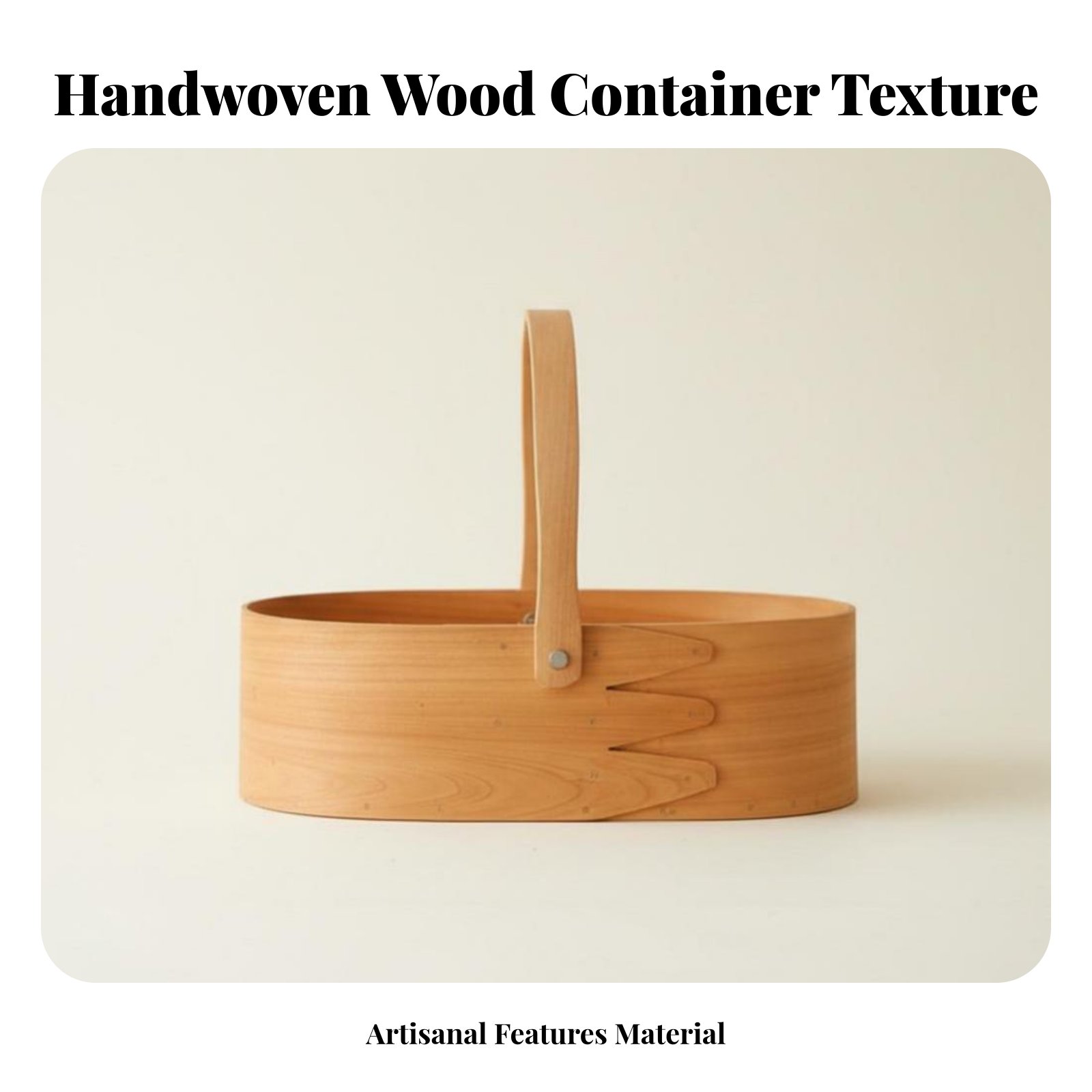 Handled Wood Chip Container Ja - Kitchen Design For Baking review and price