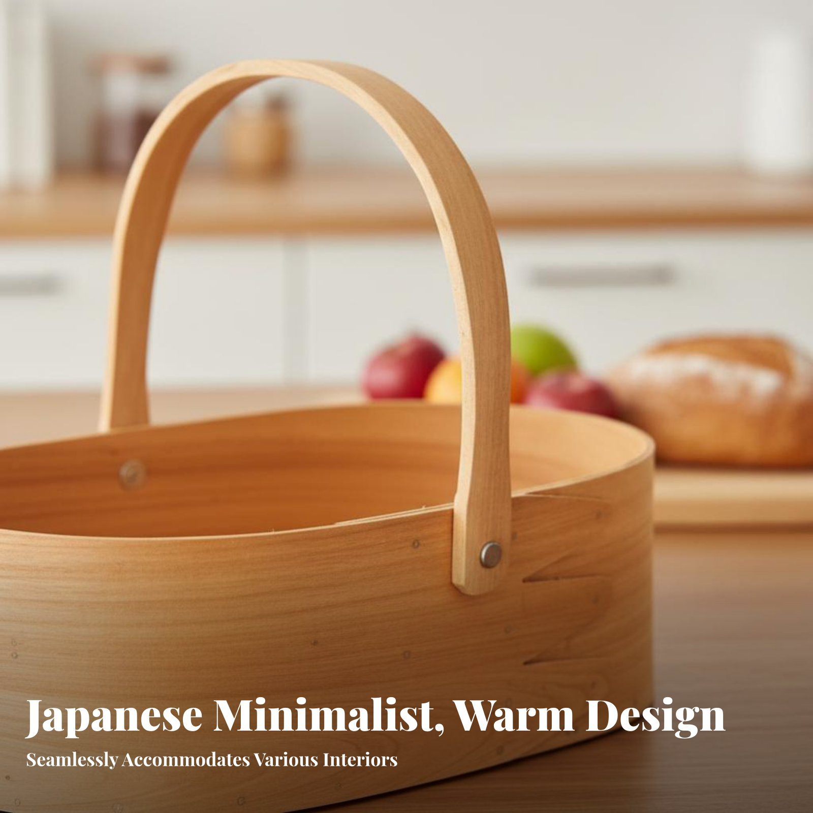 Handled Wood Chip Container Ja - Kitchen Design For Baking review and price